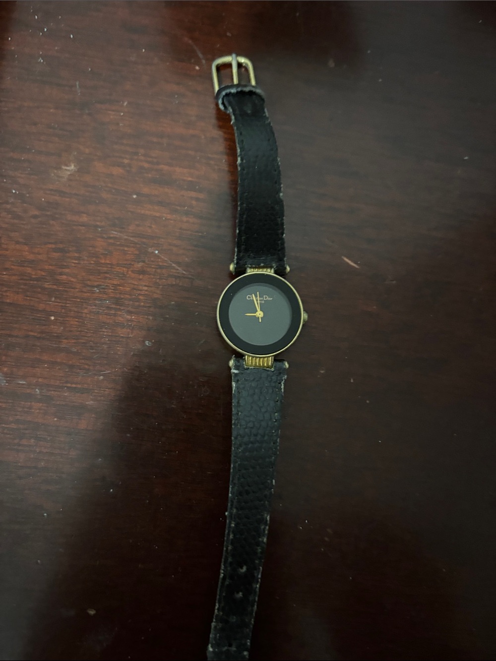 Dior Black and Gold Women's Watch